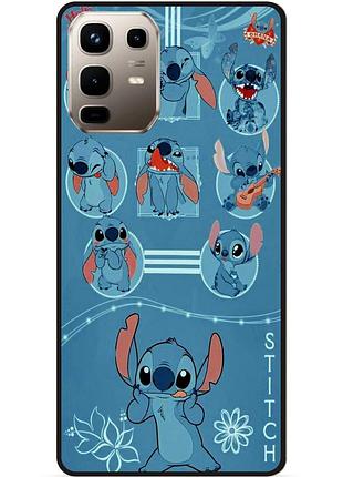 Силіконовий бампер чохол для infinix note 50 pro (x6855) з картинкою стіч stitch