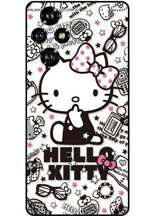 Силиконовый чехол бампер для huawei honor 200 с картинкой хелло китти hello kitty