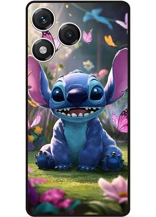 Силиконовый бампер чехол для huawei honor 400 lite стич и лило stitch