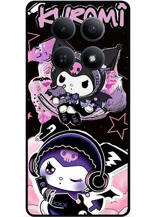 Силиконовый чехол бампер для xiaomi redmi note 15 pro 5g с картинкой kuromi куроми