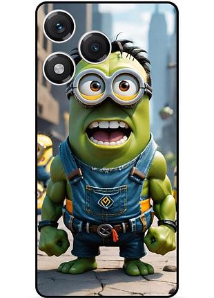 Силіконовий чохол бампер для huawei honor 400 lite з малюнком міньйон халк minion