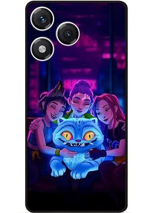 Силиконовый чехол бампер для huawei honor 400 lite с рисунком demon hunters k-pop