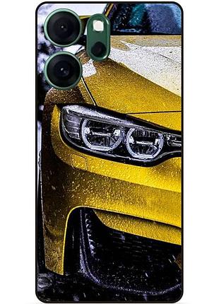 Чехол силиконовый бампер для oppo reno 14fs с рисунком bmw бмв машина авто