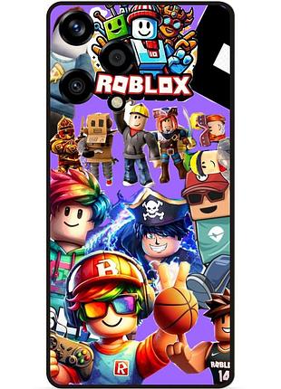 Силіконовий чохол бампер для huawei honor 200 lite з малюнком роблокс roblox
