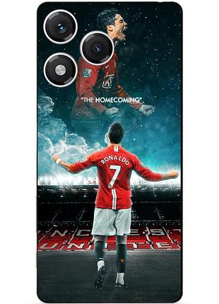 Чехол силиконовый бампер для huawei honor 400 lite с рисунком роналдо мю ronaldo