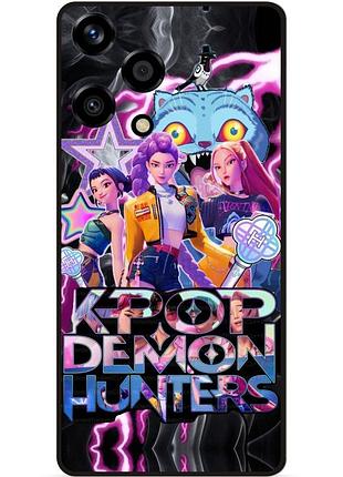 Силиконовый чехол бампер для huawei honor 200 lite с рисунком k-pop demon hunters