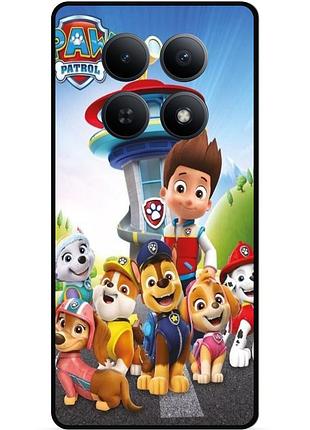 Силіконовий чохол бампер для xiaomi redmi note 15 pro plus 5g з малюнком щенячий патруль