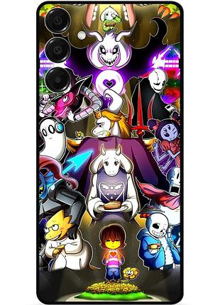 Силіконовий чохол бампер для samsung a17 з малюнком undertale андертейл