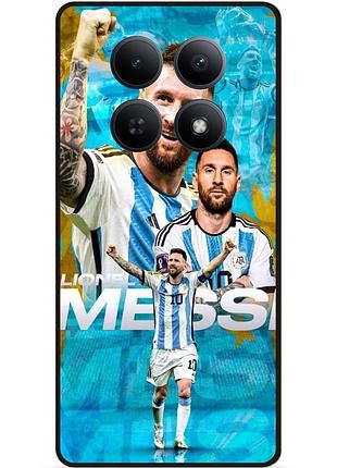 Силіконовий чохол бампер для xiaomi redmi note 15 5g з малюнком messi мессі