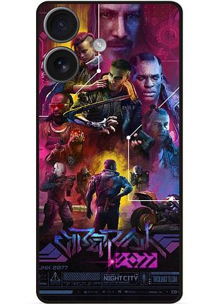 Силиконовый чехол для tecno spark go 2 (km4) с картинкой cyberpunk