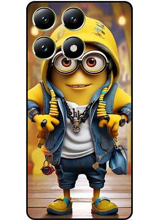 Силіконовий чохол бампер для motorola moto g86 5g з малюнком міньйон боб minion
