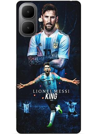 Силіконовий чохол бампер для infinix smart 10 з малюнком messi or мессі