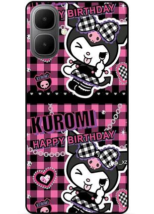 Силиконовый чехол для infinix smart 10 с картинкой kuromi куроми