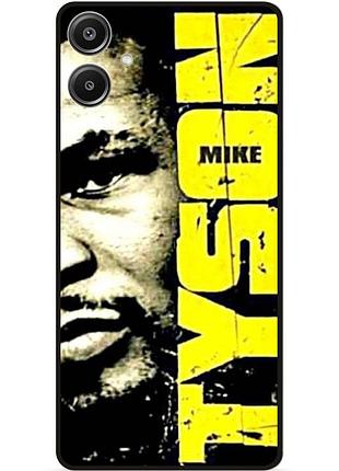 Чехол силиконовый бампер для samsung a07 с рисунком tyson майк тайсон