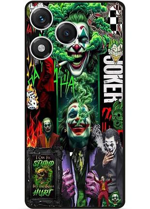 Чехол силиконовый бампер для huawei honor 400 lite с рисунком joker джокер харли квинн