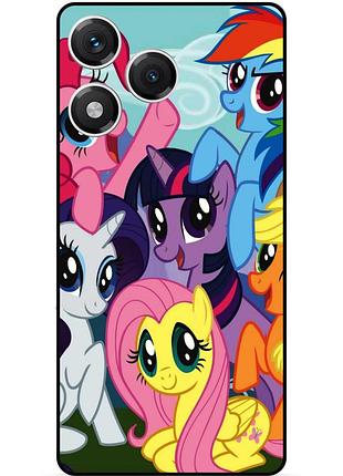 Силіконовий бампер чохол для huawei honor 400 lite з малюнком мій маленький поні my little pony