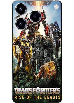Чехол силиконовый бампер для zte blade a76 звероботы трансформеры transformers