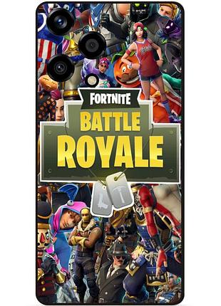 Силиконовый бампер чехол для huawei honor 200 lite игра fortnite фортнайт