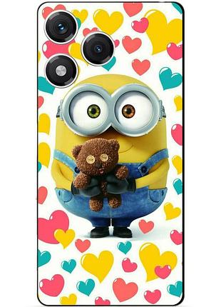 Силіконовий чохол бампер для huawei honor 400 lite з малюнком міньйон боб minion