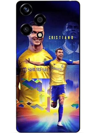 Чехол силиконовый бампер для huawei honor 200 lite с рисунком роналдо аль наср ronaldo