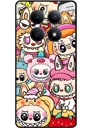 Силіконовий бампер чохол для xiaomi redmi note 15 5g з малюнком лабубу labubu