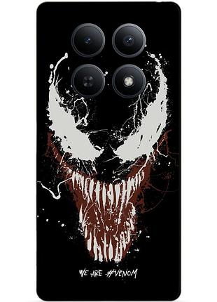 Чехол силиконовый бампер для xiaomi redmi note 15 5g с рисунком веном venom