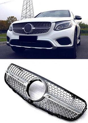 Решетка радиатора amg diamond sport mercedes glc (x 253)