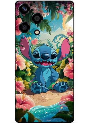 Чехол силиконовый бампер для huawei honor 200 lite с рисунком stitch стич