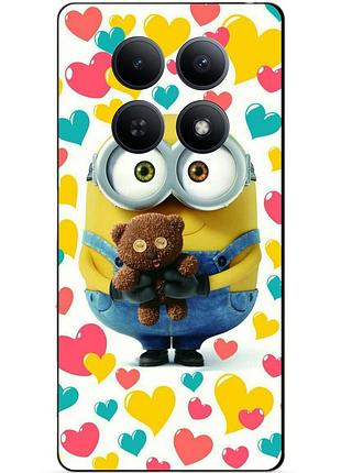 Силиконовый бампер чехол для xiaomi redmi note 15 pro 4g с рисунком миньон боб minion