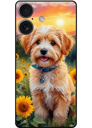 Силіконовий бампер чохол для huawei honor 400 з малюнком песик цуценя