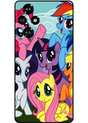 Чехол силиконовый бампер для huawei honor 200 с рисунком мой маленький пони my little pony