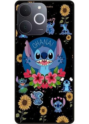 Силиконовый чехол бампер для realme note 70 с картинкой stitch стич