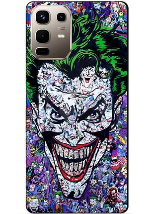 Чехол силиконовый бампер для infinix note 50 (x6858) с рисунком джокер joker