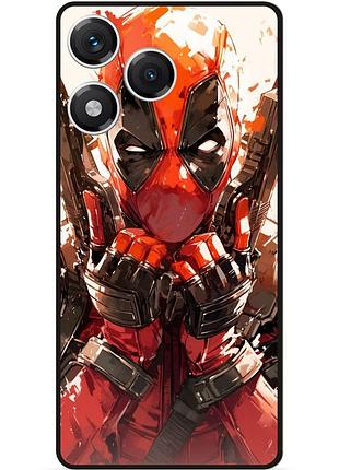 Силиконовый бампер чехол для huawei honor 400 lite с рисунком дэдпул deadpool