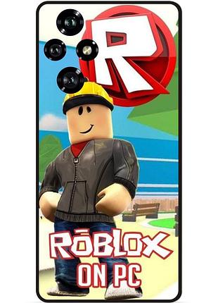 Силіконовий чохол бампер для huawei honor 200 з картинкою роблокс roblox