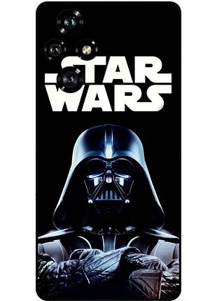 Чехол силиконовый бампер для huawei honor 200 с рисунком star wars звездные войны дарт вейдер