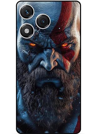 Чехол силиконовый бампер для huawei honor 400 lite с картинкой god of war кратос