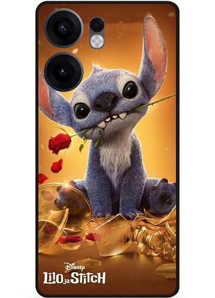 Силіконовий бампер чохол для oppo reno 13fs стіч stitch