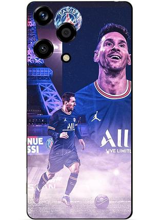 Силіконовий чохол бампер для huawei honor 200 lite з малюнком messi psg мессі