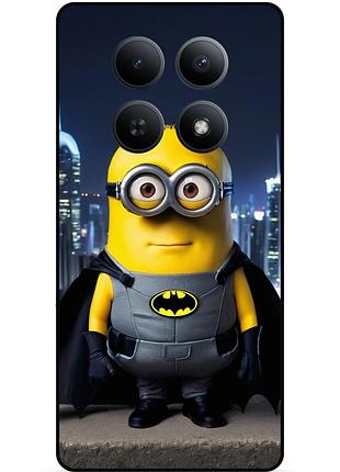 Чехол силиконовый бампер для xiaomi poco m8 pro 5g с рисунком миньон бэтмен minion