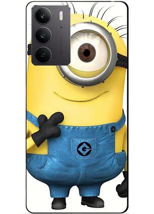 Силіконовий чохол бампер для realme c71 / c75 з малюнком міньйон кевін minion