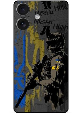 Силиконовый бампер чехол для huawei honor 400 с рисунком зсу украина night hunter
