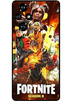 Силиконовый чехол бампер для huawei honor 200 с рисунком fortnite marvel фортнайт марвел