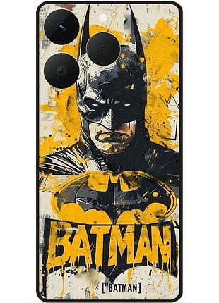 Чехол силиконовый бампер для realme 15t с рисунком batman dc бэтмен