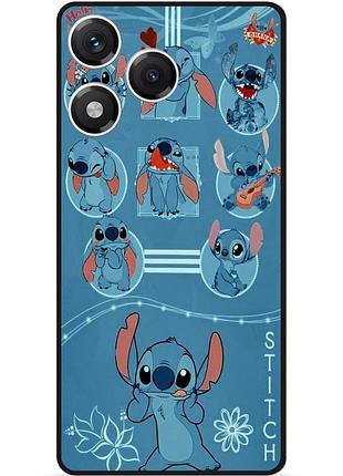 Силіконовий бампер чохол для huawei honor 400 lite з картинкою стіч stitch