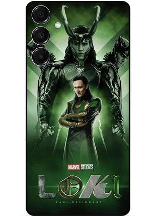 Чехол силиконовый бампер для samsung a17 с рисунком loki marvel