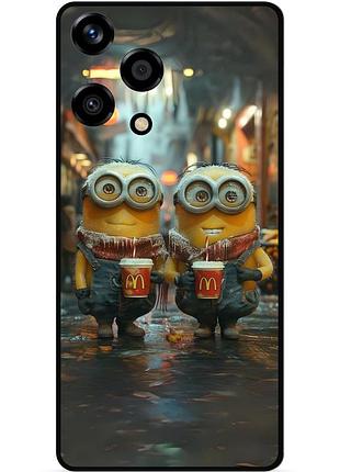 Силіконовий чохол бампер для huawei honor 200 lite з малюнком міньйони minion
