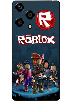Силиконовый бампер чехол для huawei honor 200 lite с рисунком roblox роблокс