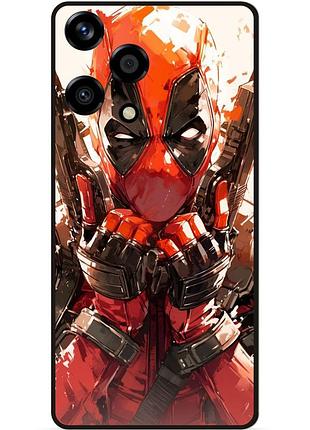 Силиконовый бампер чехол для huawei honor 200 lite с рисунком дэдпул deadpool