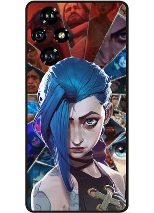Силиконовый бампер чехол для huawei honor 200 с картинкой arcane аркейн